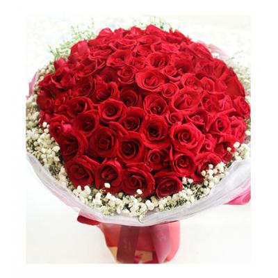 LOVE 99----99枝精品红玫瑰花束